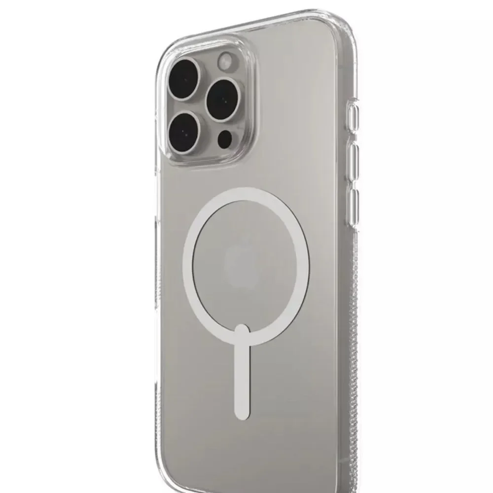 iPhone 16 Pro Max Transparent Silicone Phone Mag Case Brand New
